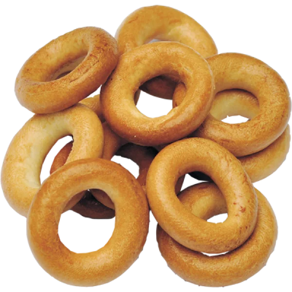 Sushki Barankas Golden Ring Bread Rolls PNG