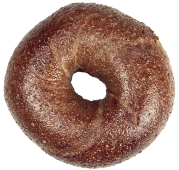 Brown Bagel PNG Transparent Background