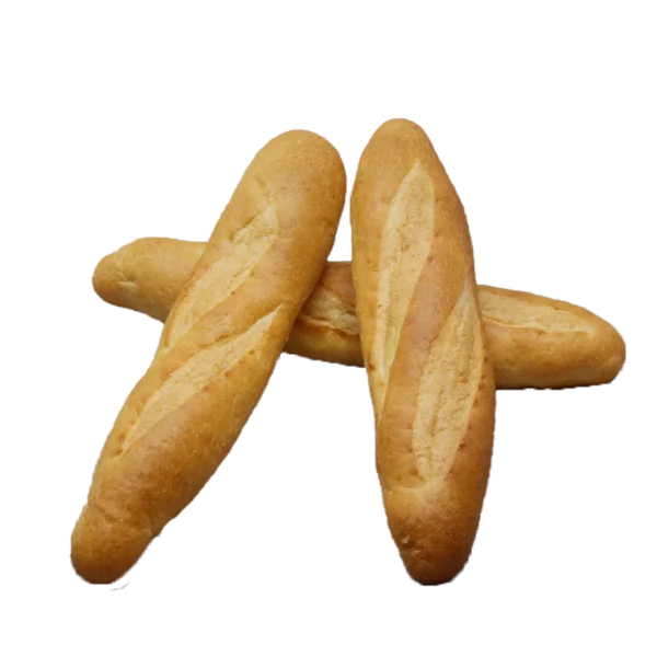 Three French Baguettes PNG Transparent Background