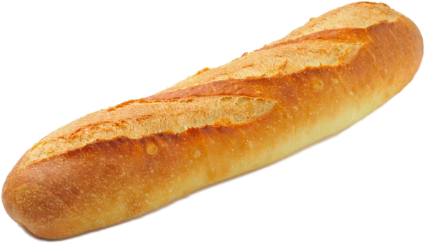 Crispy Golden Baguette PNG Transparent Background