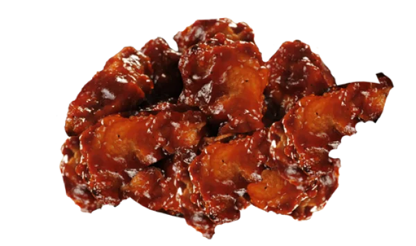 Boneless BBQ Chicken Wings PNG Transparent Background