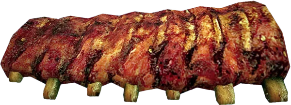 Grilled BBQ Ribs PNG Transparent Background