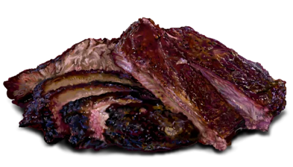 Smoked BBQ Ribs Transparent Background PNG