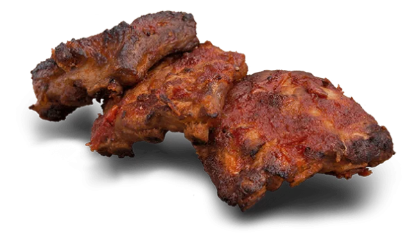 Smoked BBQ Ribs PNG Transparent Background