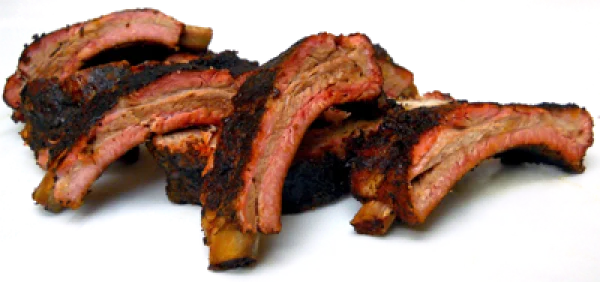 Smoked BBQ Ribs PNG Transparent Background