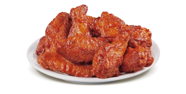Spicy Glazed Chicken Wings PNG Transparent Background