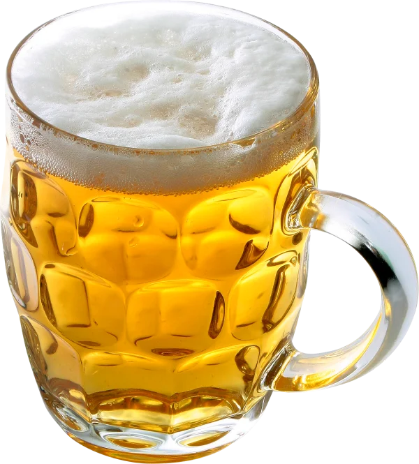 Frothy Beer Mug PNG Transparent Background