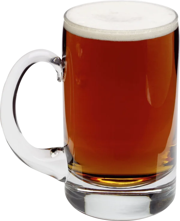 Beer Mug with Foam PNG Transparent Background