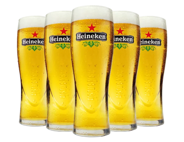 Heineken Beer Glasses PNG Transparent