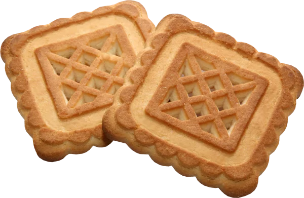Two Decorative Biscuits PNG Transparent Background