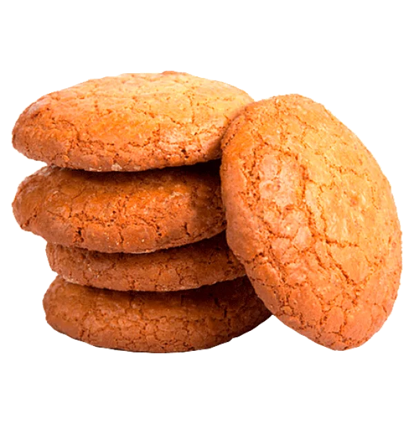 Stack of Fresh Baked Cookies PNG Transparent Background