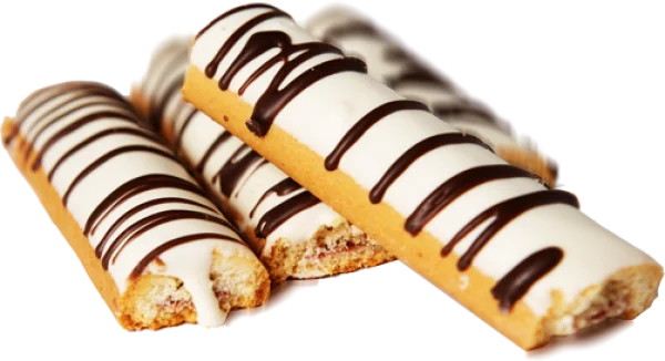 Frosted Jam Cookies with Chocolate Drizzle PNG