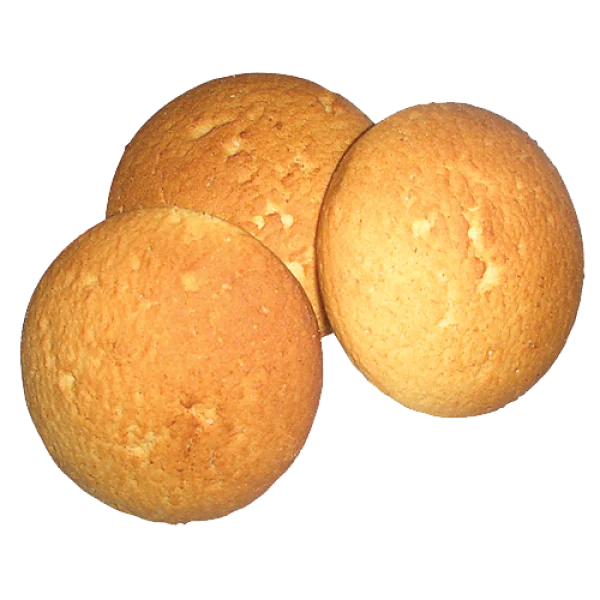 Three Round Cookies PNG Transparent Background