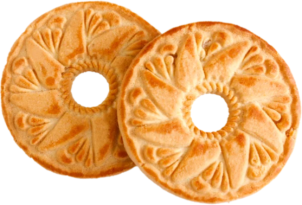 Decorative Shortbread Cookies PNG Transparent Background