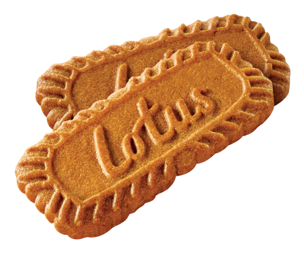 Lotus Biscoff Cookies PNG Transparent Background