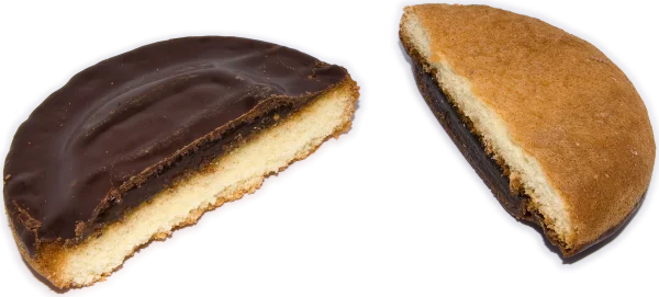 Jaffa Cake Halves PNG Transparent Background