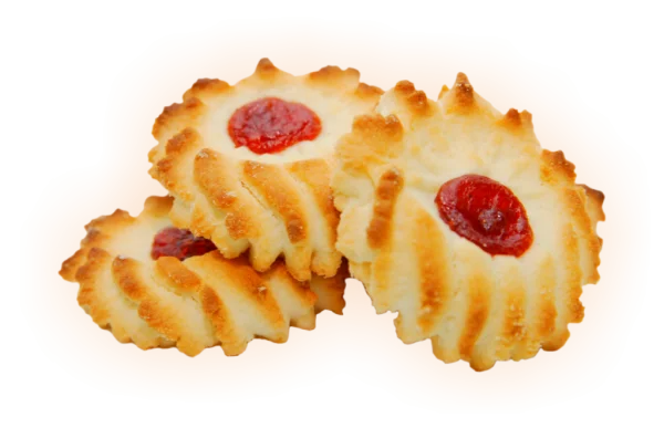 Jam Filled Cookies PNG Transparent Background
