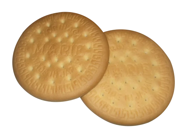 Two Marie Biscuits PNG Transparent Background