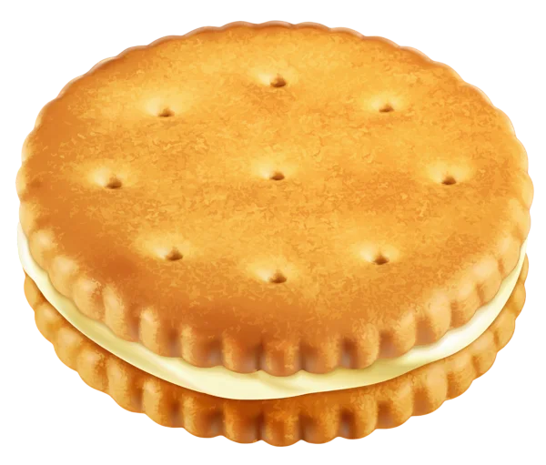 Cream Cracker Sandwich PNG Transparent