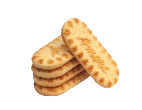 Stack of Golden Butter Biscuits PNG Transparent
