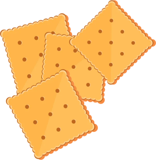 Cracker Biscuits PNG Transparent Background