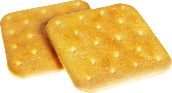 Two Salted Crackers PNG Transparent Background