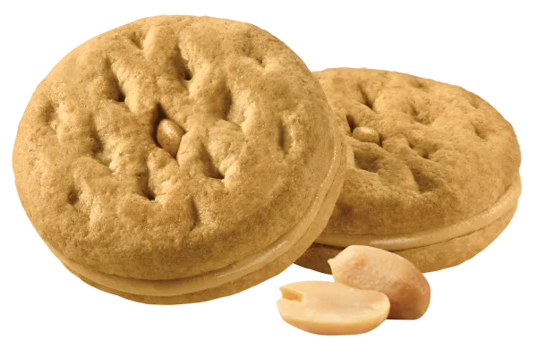 Peanut Butter Sandwich Cookies PNG Transparent Background