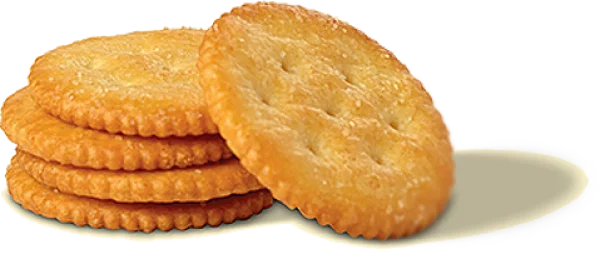 Salty Crackers Stack PNG Transparent Background