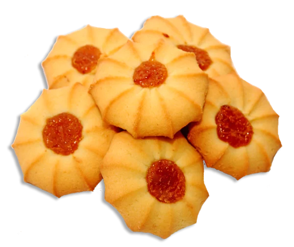 Delicious Jam-Filled Cookies PNG Transparent Background