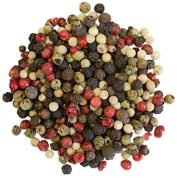 Mixed Peppercorns Pile PNG Transparent Background