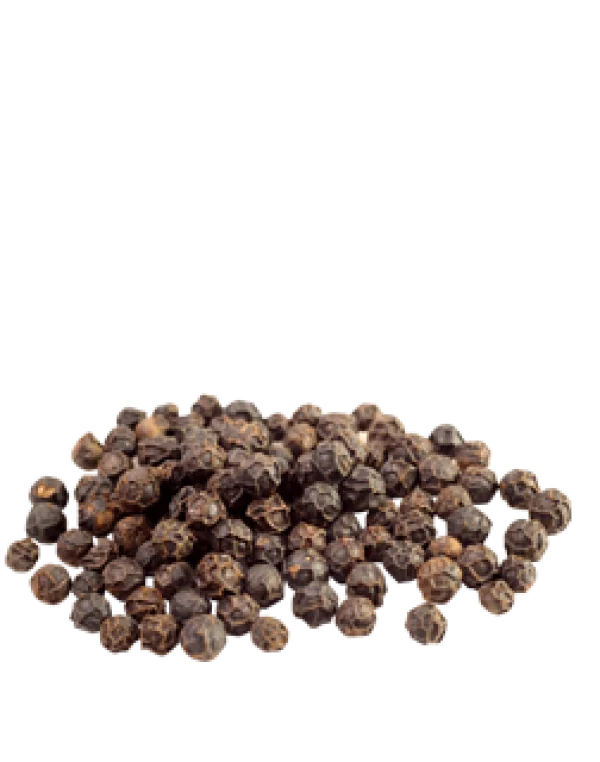 Black Peppercorns Pile PNG Transparent Background