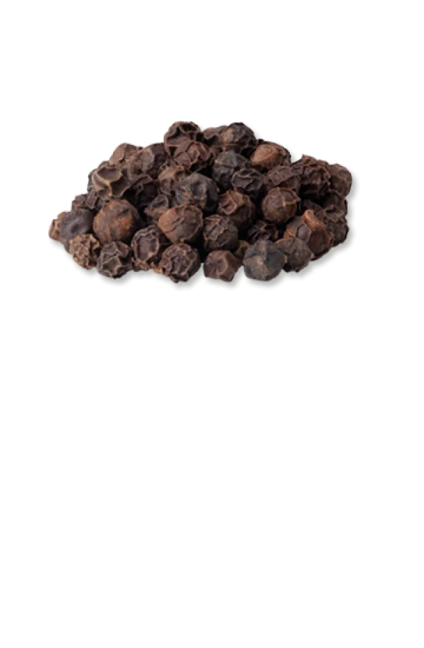 Black Peppercorns Pile PNG Transparent Background