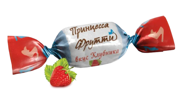 Princess Frutti Strawberry Candy PNG Transparent Background