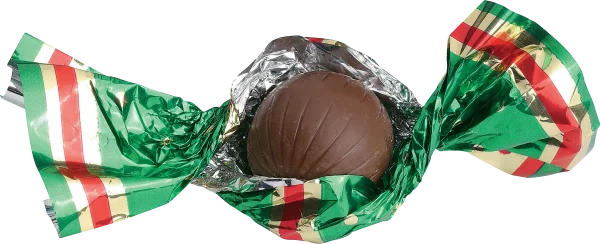 Wrapped Chocolate Bonbon PNG Transparent Background
