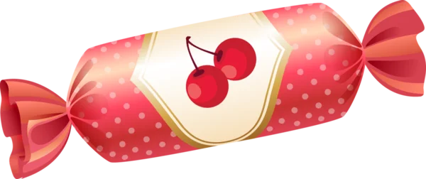 Cherry Candy PNG Transparent Background