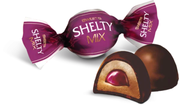 Sheltly Mix Chocolates and Wrapper PNG