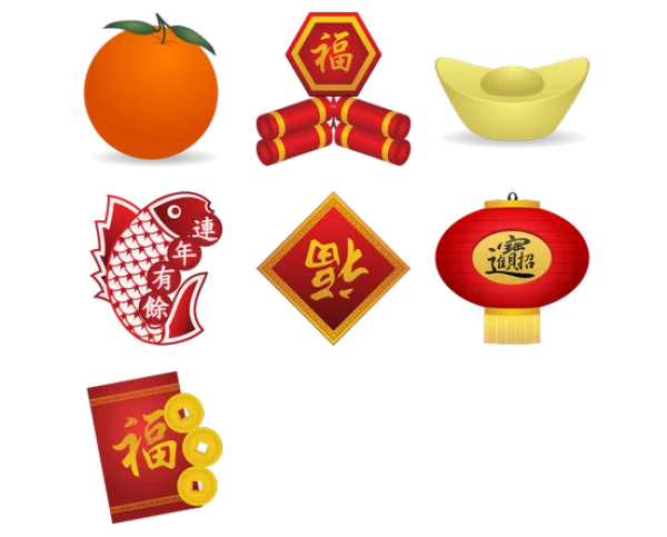 Chinese New Year Elements PNG Pack