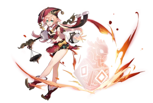 Yanfei Genshin Impact Character PNG Transparent