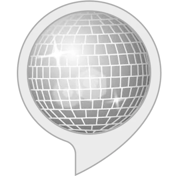 Disco Ball in Speech Bubble PNG Transparent