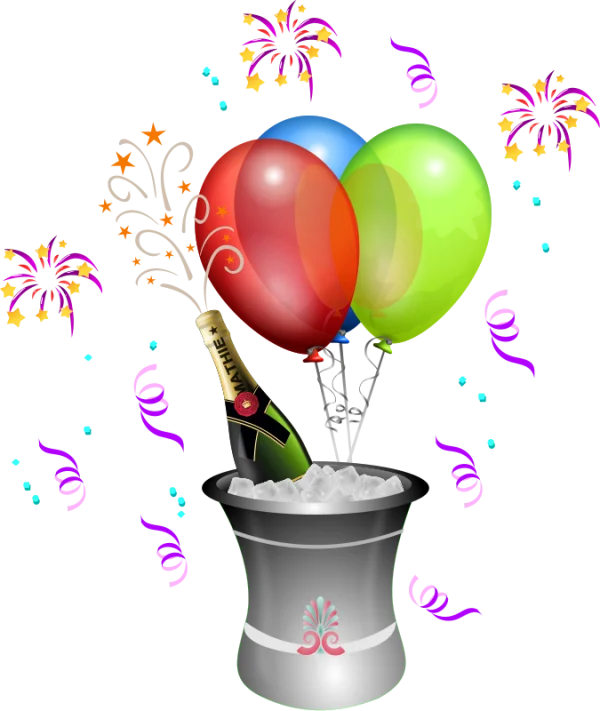 Celebration Party Elements PNG Transparent Background