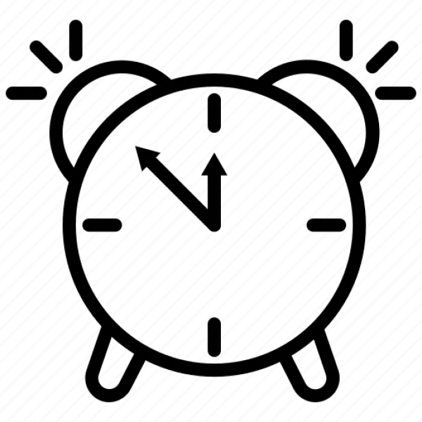Alarm Clock Ringing Icon PNG Transparent