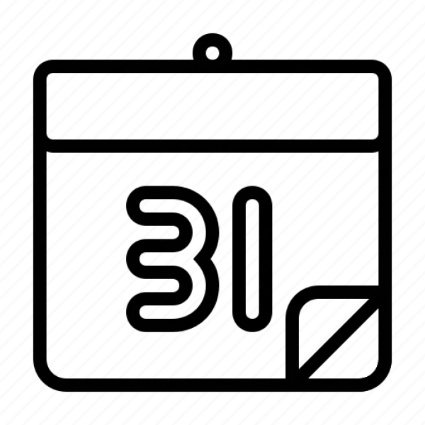 Calendar 30 Date Icon Transparent PNG