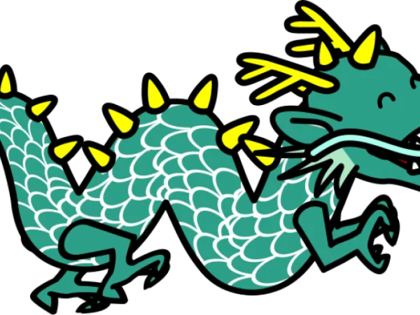 Cute Cartoon Dragon PNG Transparent Background