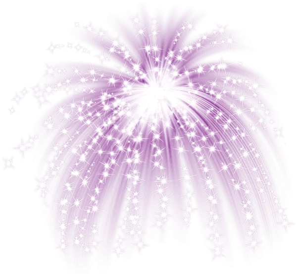 Purple Firework Burst PNG Transparent Background