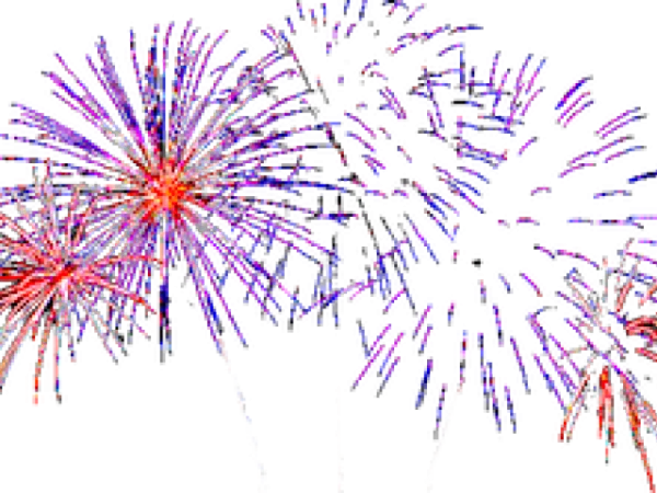 Colorful Fireworks Explosion PNG Transparent