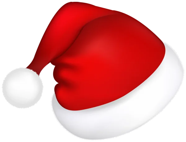 Santa Hat PNG Transparent Background
