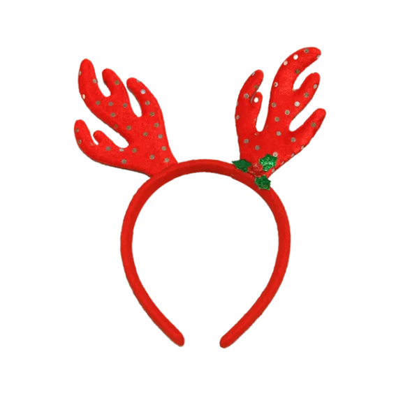 Christmas Reindeer Antler Headband PNG Transparent