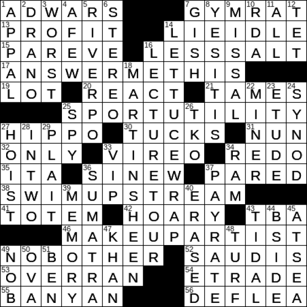 Completed Crossword Puzzle PNG Transparent Background