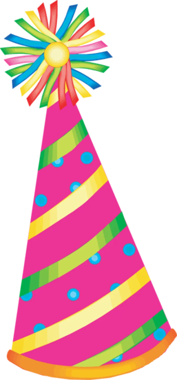 Vibrant Party Ribbon Tree PNG Transparent Background