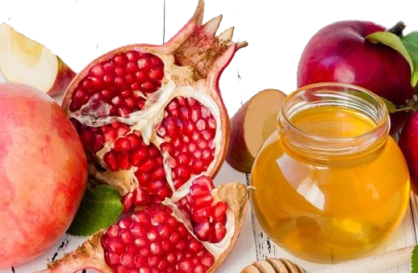 Pomegranate Apple Honey Jar PNG